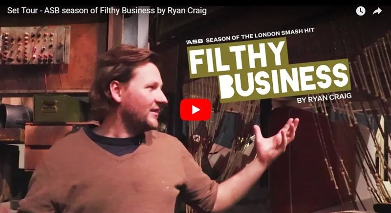 Join Set Designer Daniel Williams for a tour of the set of the ASB season of Filthy Business!